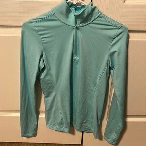 Teal Nike golf zip up